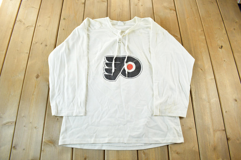 Vintage 1980s Philadelphia Flyers NHL Hockey Jersey Shirt