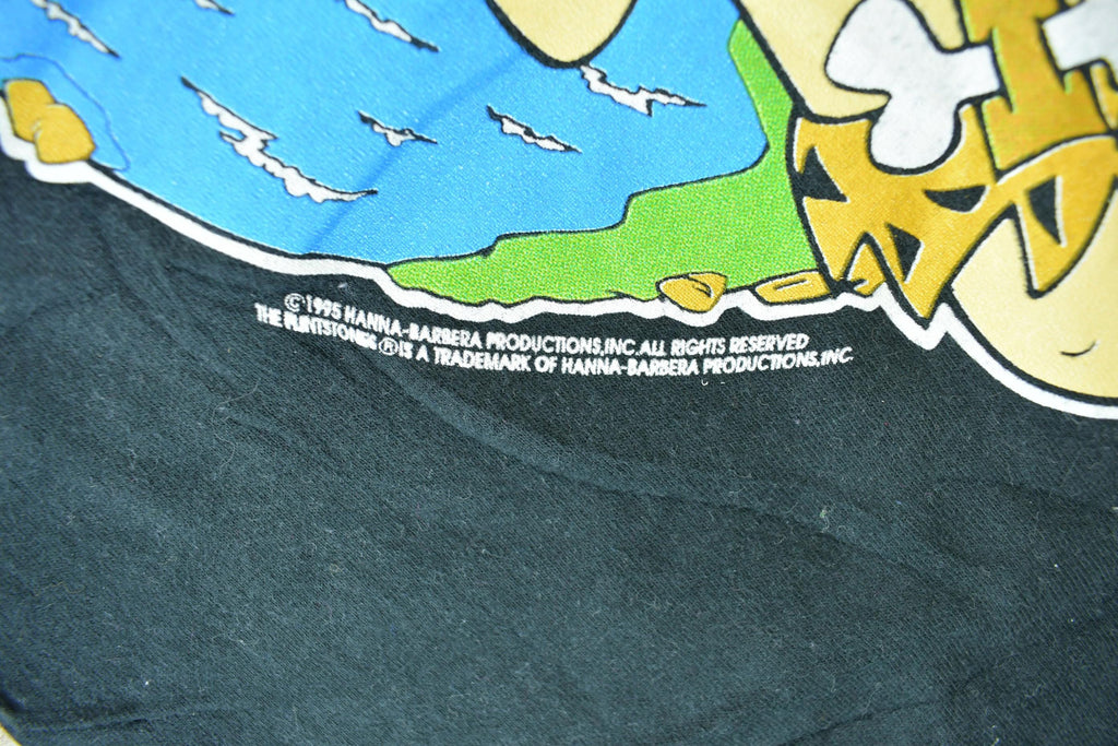 Vintage 1994 The Flintstones Graphic Cartoon Promo T-Shirt