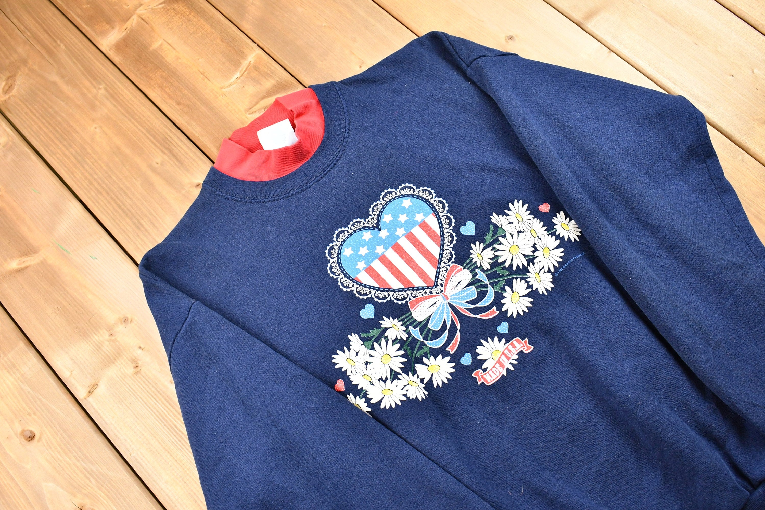 90s Made in USA Graphic Crewneck