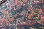 Vintage 1990s Abstract Patterned All-Over-Print Textured Long Sleeve Graphic T-Shirt