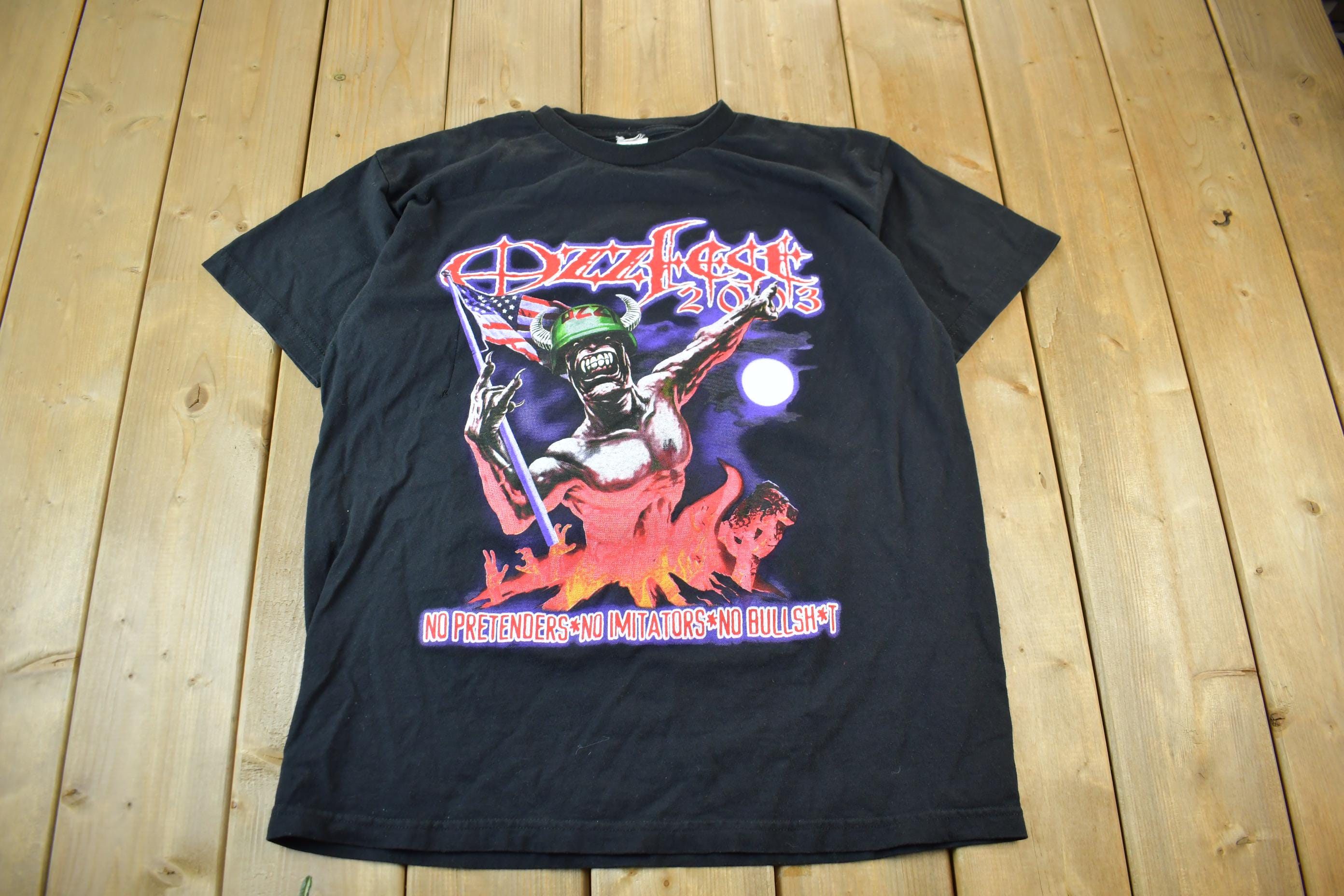 Vintage 2003 Ozzfest Festival Promo T-shirt
