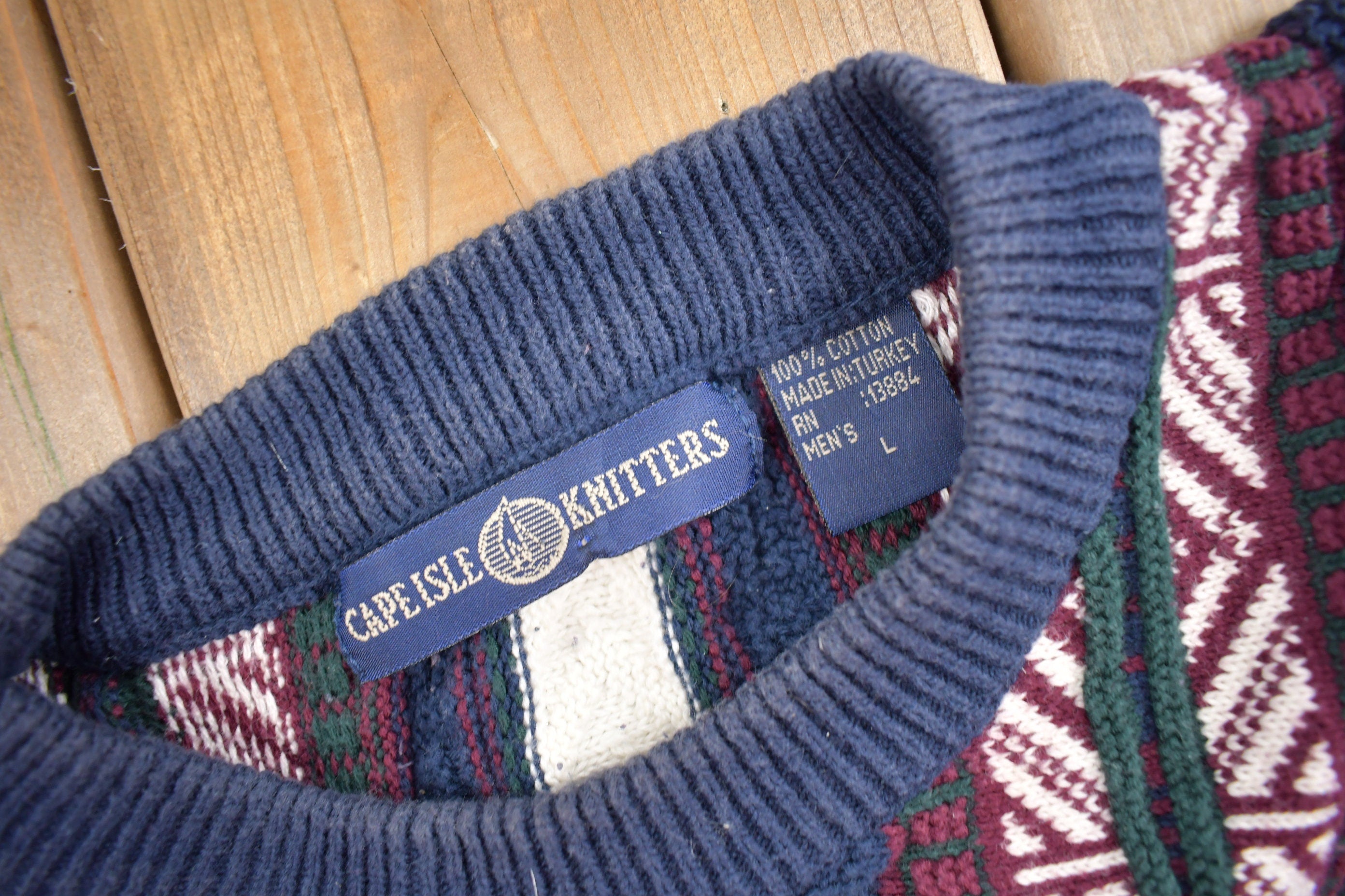 Vintage 1990s Cape Isle Knitters Crewneck Sweater