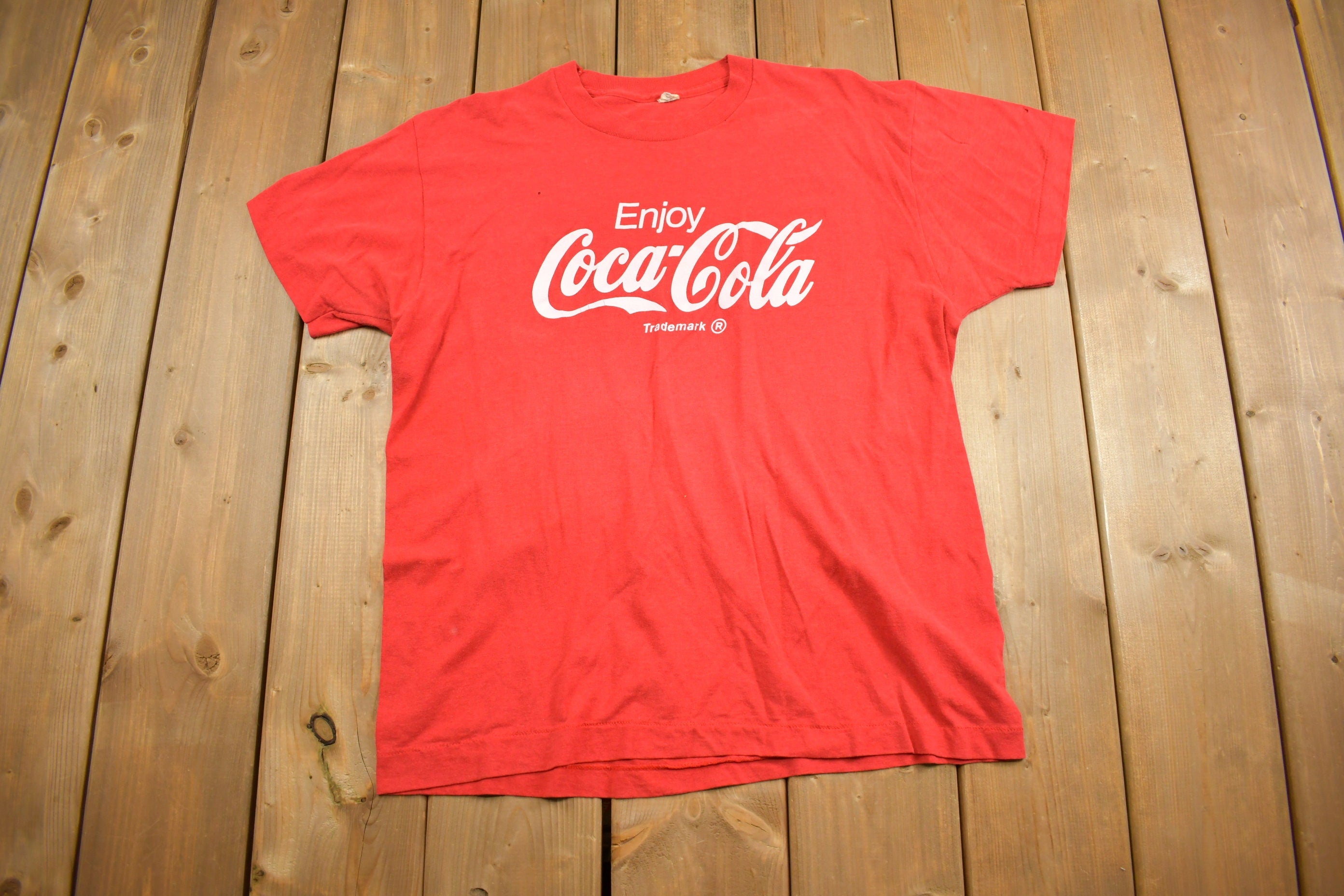 Vintage 1980s Enjoy Coca Cola T Shirt