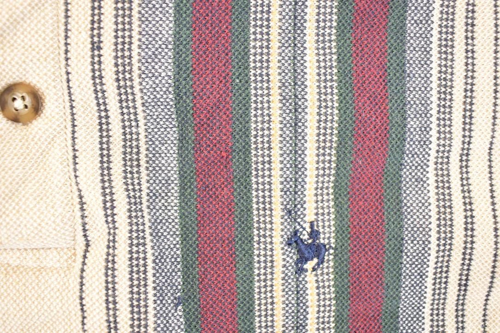 Vintage 1990s Knights Of Round Table Quarter Button Up Shirt Men's L