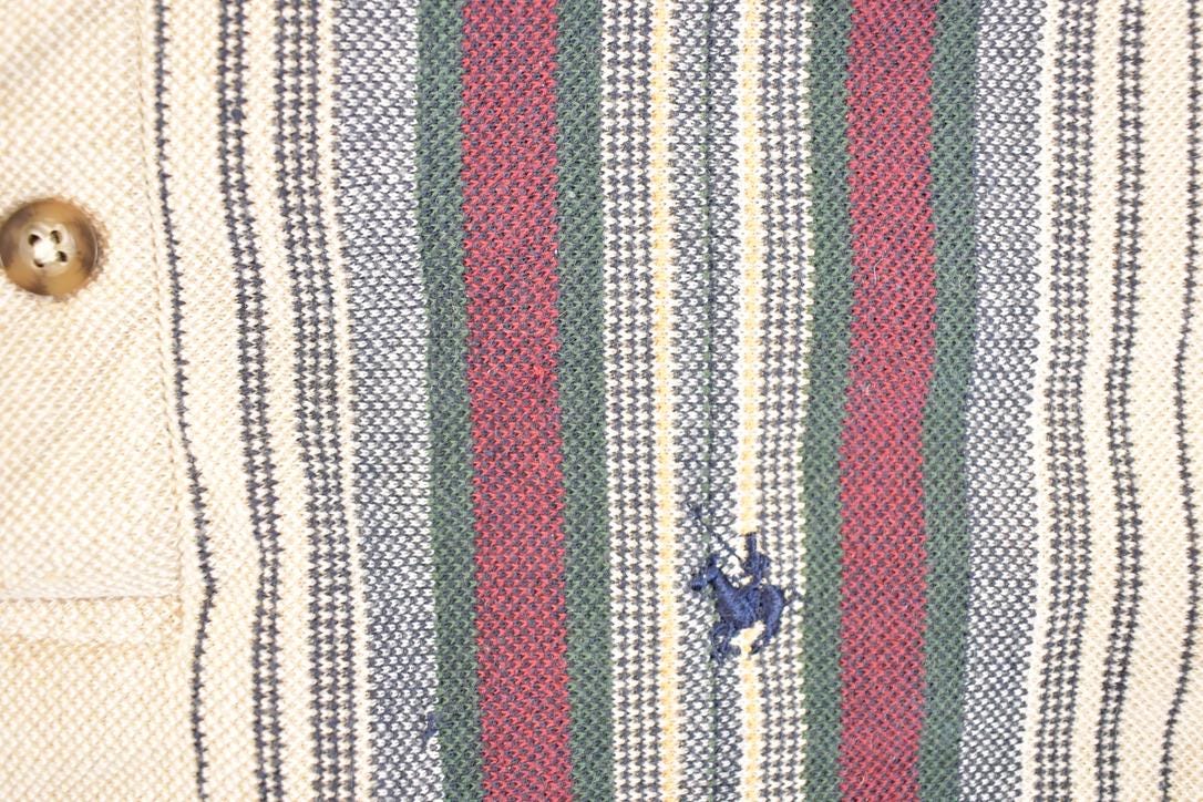Vintage 1990s Knights Of Round Table Quarter Button Up Shirt Men's L