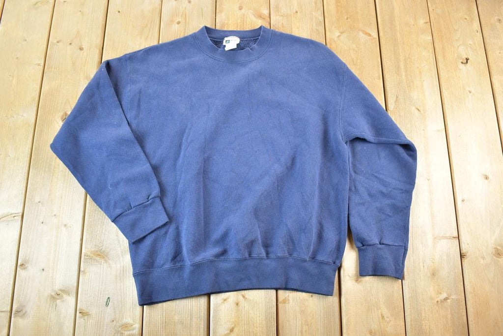 Vintage 1990s Pro Select Navy Crewneck Sweatshirt Mens M