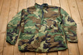 Vintage 1980s Army Military Chemical Protective Suit Jacket