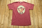 Vintage 1997 Tasmanian Devil Looney Tunes Taz Cartoon T-Shirt