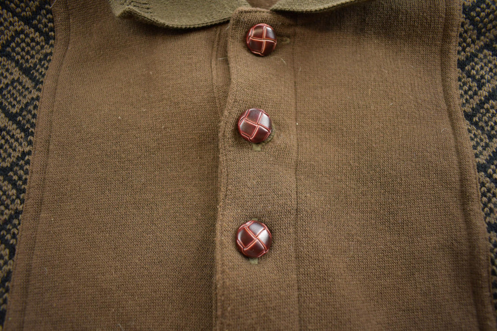 Vintage 1990s Safe Harbor Blank Button Up Sweater Made In USA