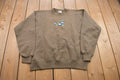 Vintage 1990s Pro Spirit Flowers Crewneck Sweatshirt