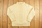 Vintage 1980s Bonner of Ireland Cable Knitted Sweater