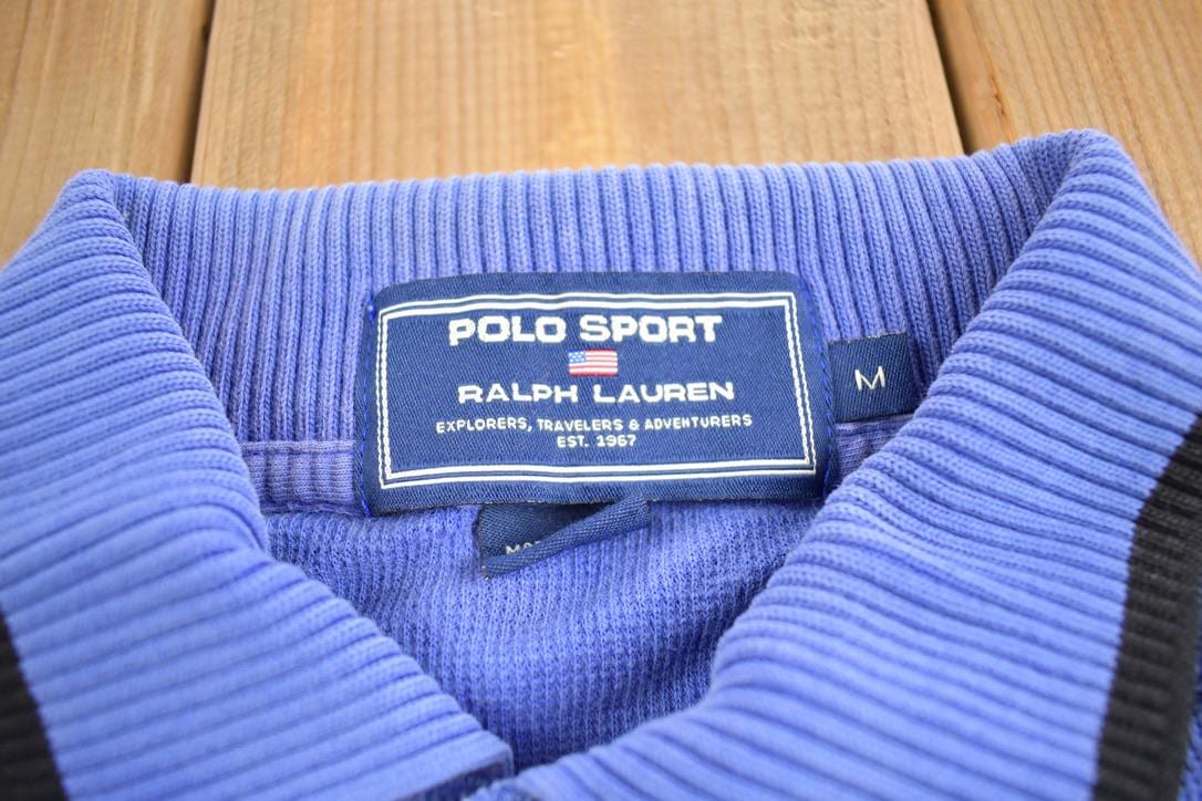 Vintage 1990s Polo Sport Embroidered Quarter Button Up Shirt