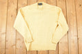 Vintage 1970s Sears The Mens Store Cable Knit Crewneck Sweater Men's S