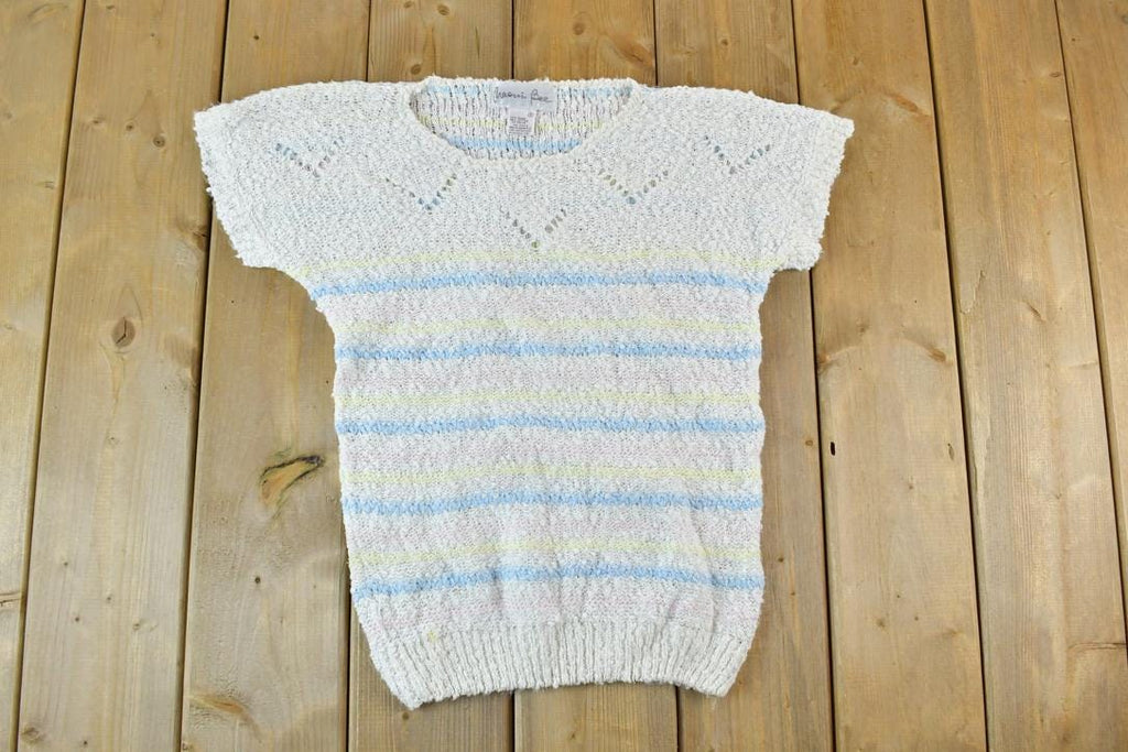 Vintage 1970s Striped Knit Single Stitch T-Shirt