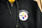 Vintage 2000s Pittsburgh Steelers NFL Full Zip Hoodie Men's Small