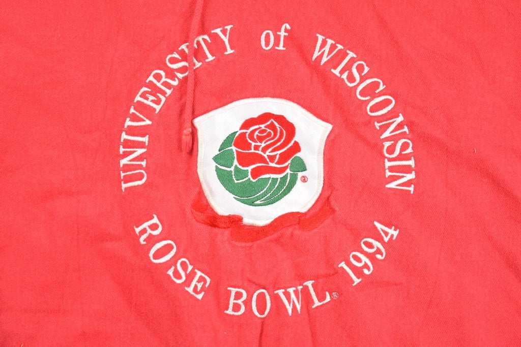 Vintage 1994 University Of Wisconsin Rose Bowl Collegiate Hoodie