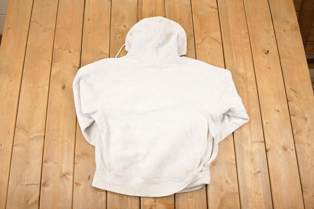 Vintage 1990s UW Superior Graphic Print Crossgrain Hoodie Sweatshirt Womens XL