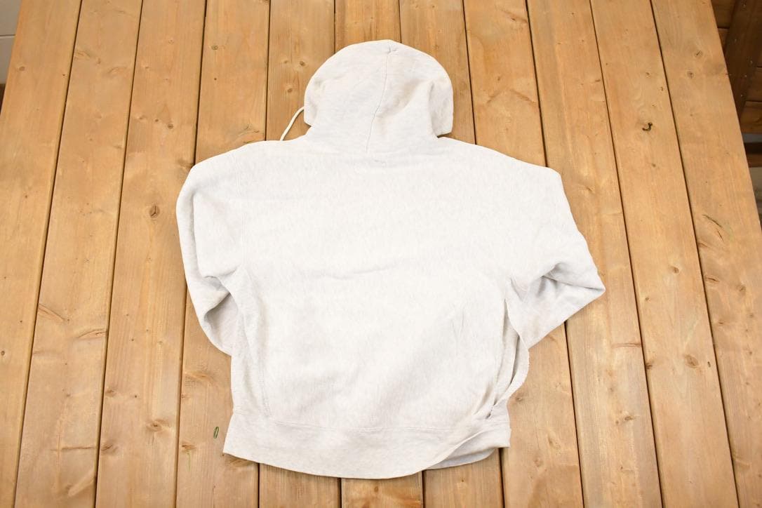 Vintage 1990s UW Superior Graphic Print Crossgrain Hoodie Sweatshirt Womens XL