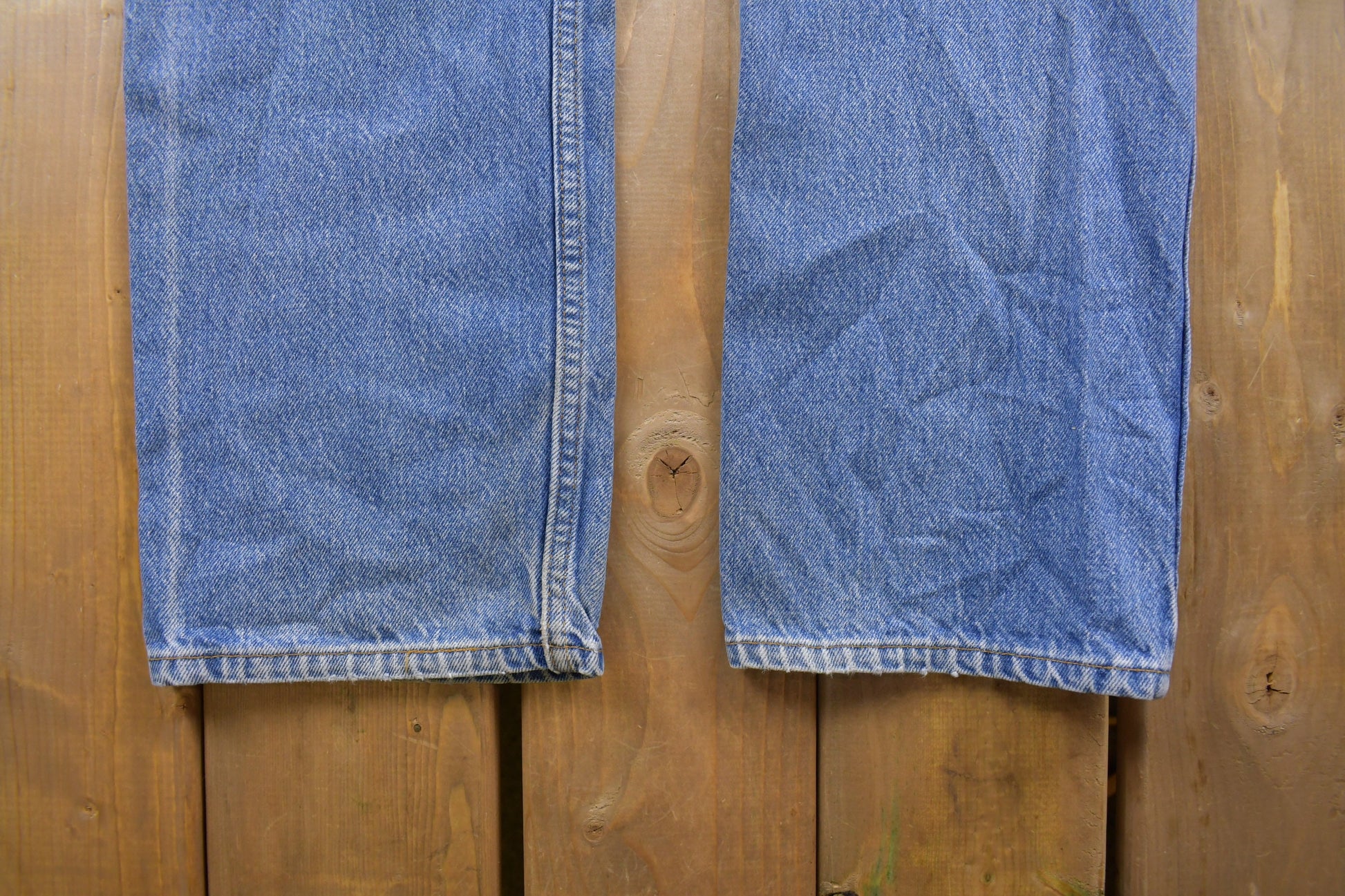 Vintage 1980s Levi's 505 Orange Tab Jeans Size 34 x 31