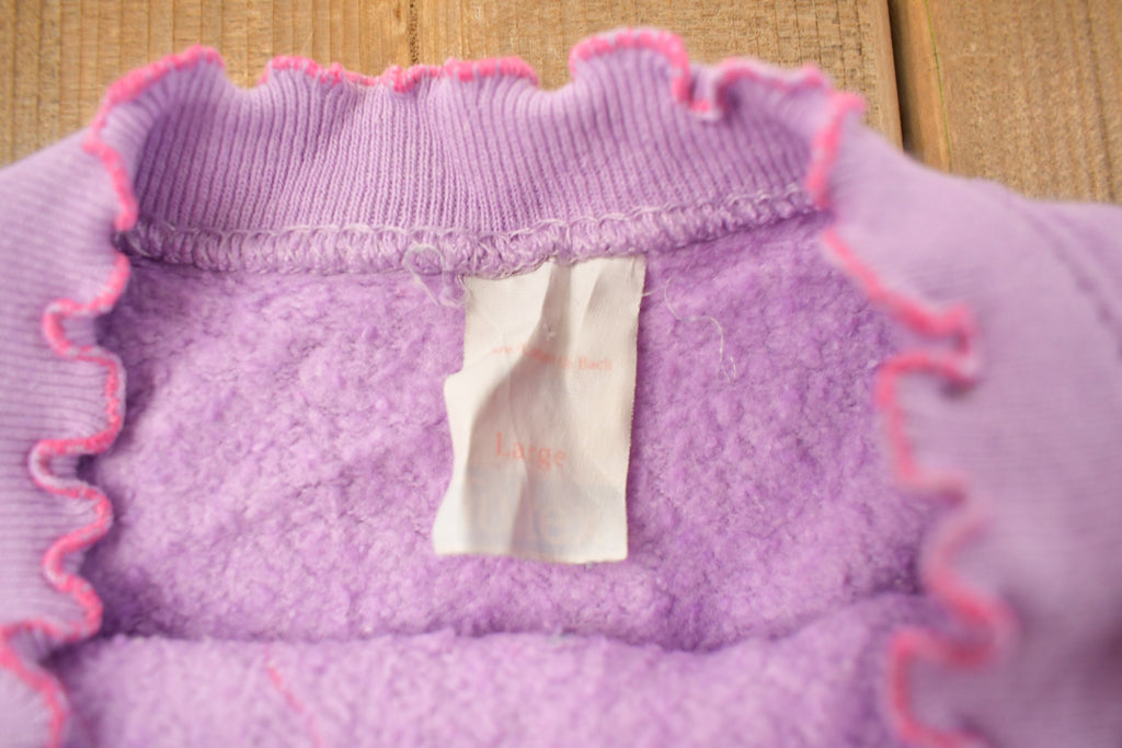 Vintage 1990s Cute Flower Crewneck Sweater