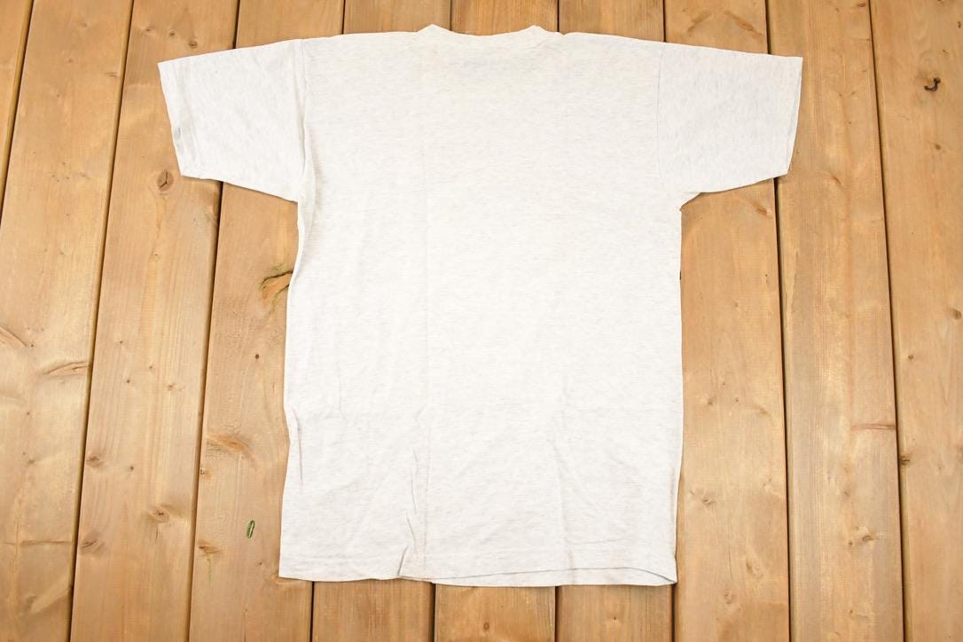 Vintage 1990s Robert Allen Lake Tahoe Ski Pups Souvenir Travel T-Shirt Men's M