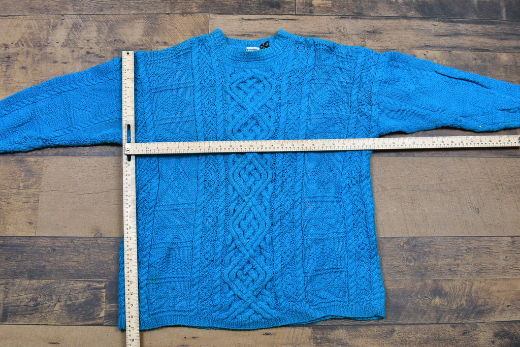 Vintage 1990s Paul Et Duffier Cable Knitted Sweater