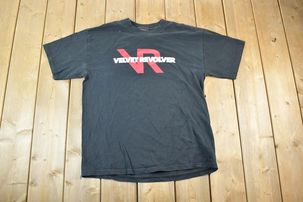 Vintage 2004 Velvet Revolver Tour Souvenir Crew Neck T Shirt Made In USA