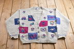 Vintage 1990s Woolrich Knitted Wool Cardigan Sweater