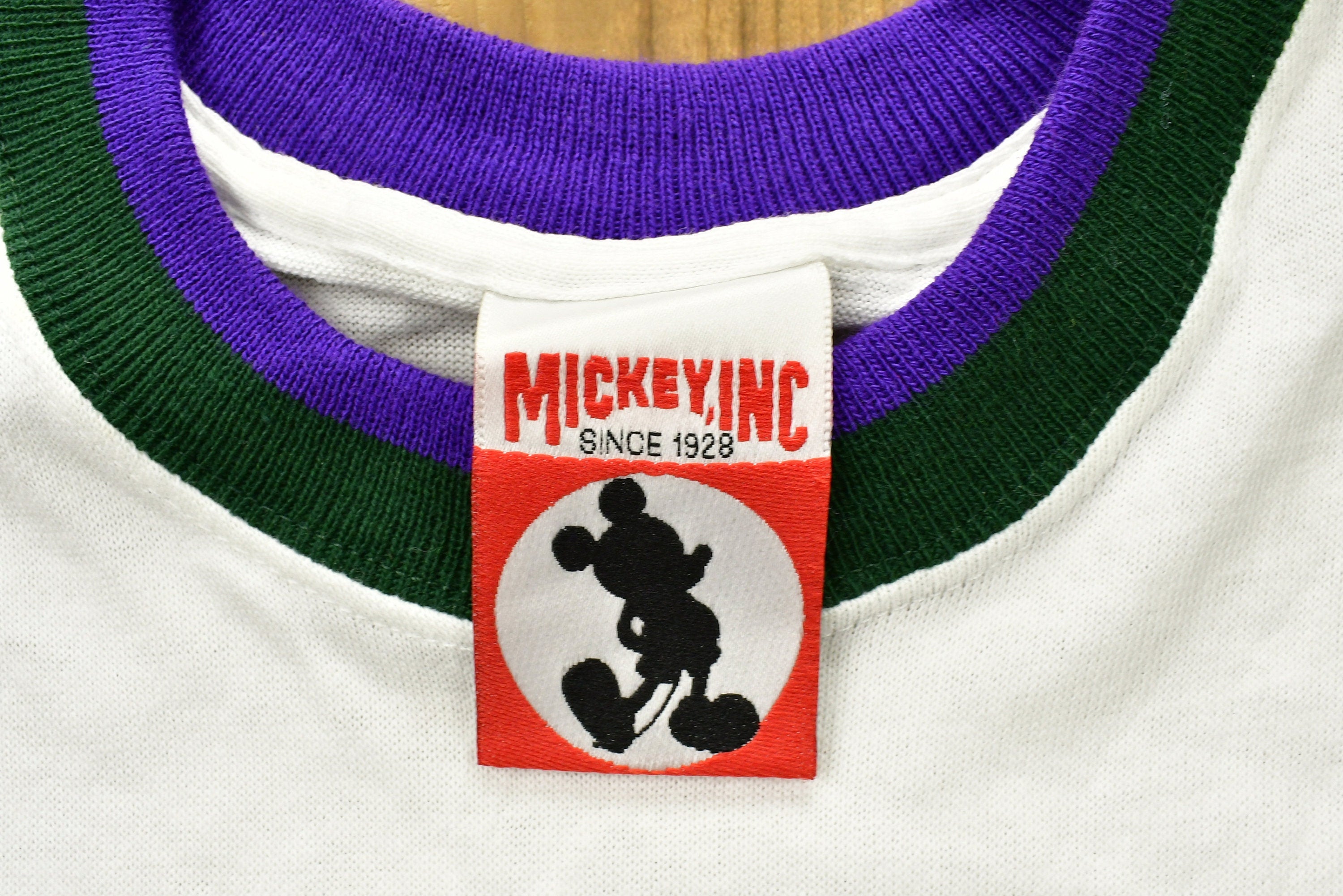 Vintage Mickey INC Disney Athletics Embroidered T-Shirt