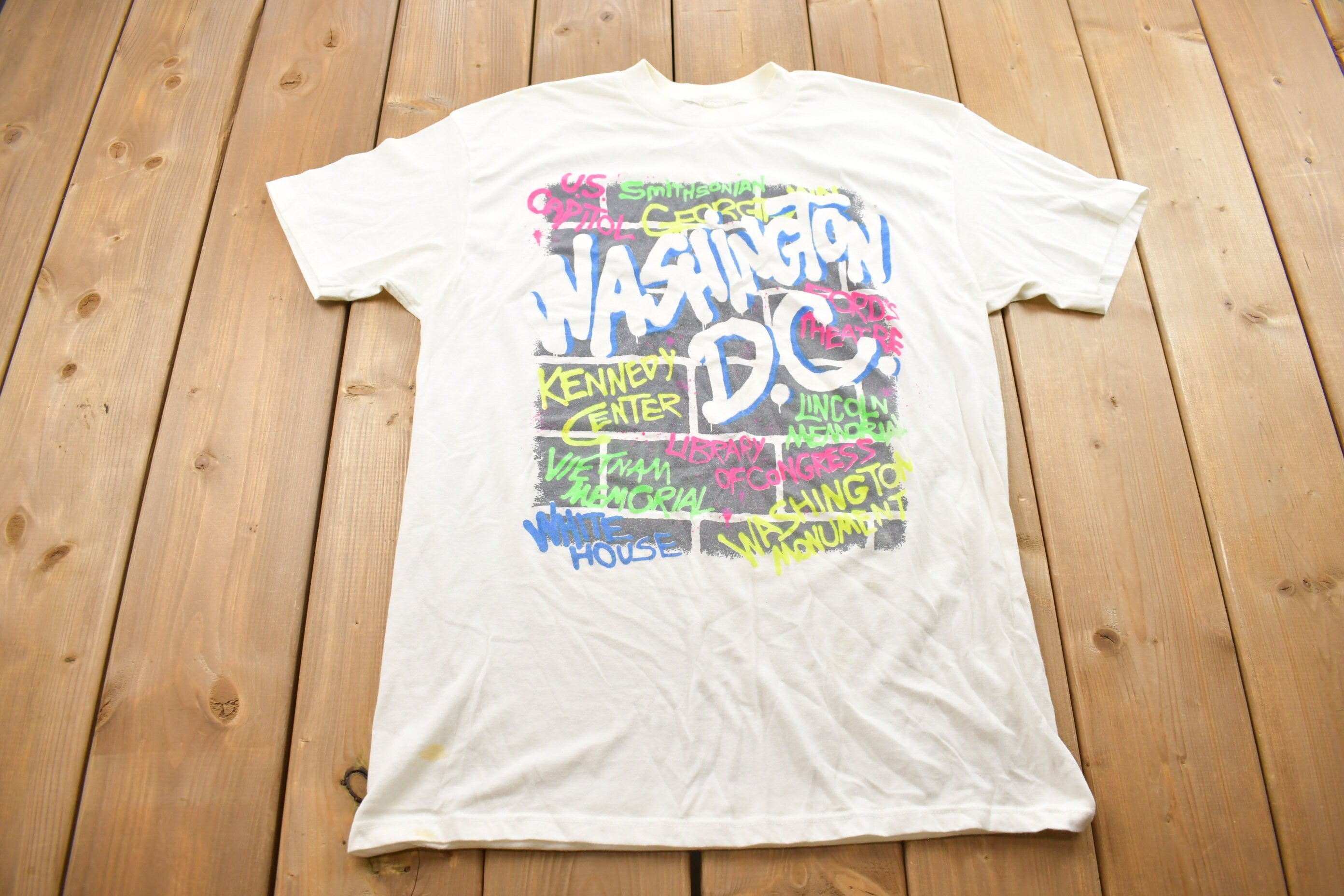 Vintage 1980s Washington DC Tourist T-Shirt