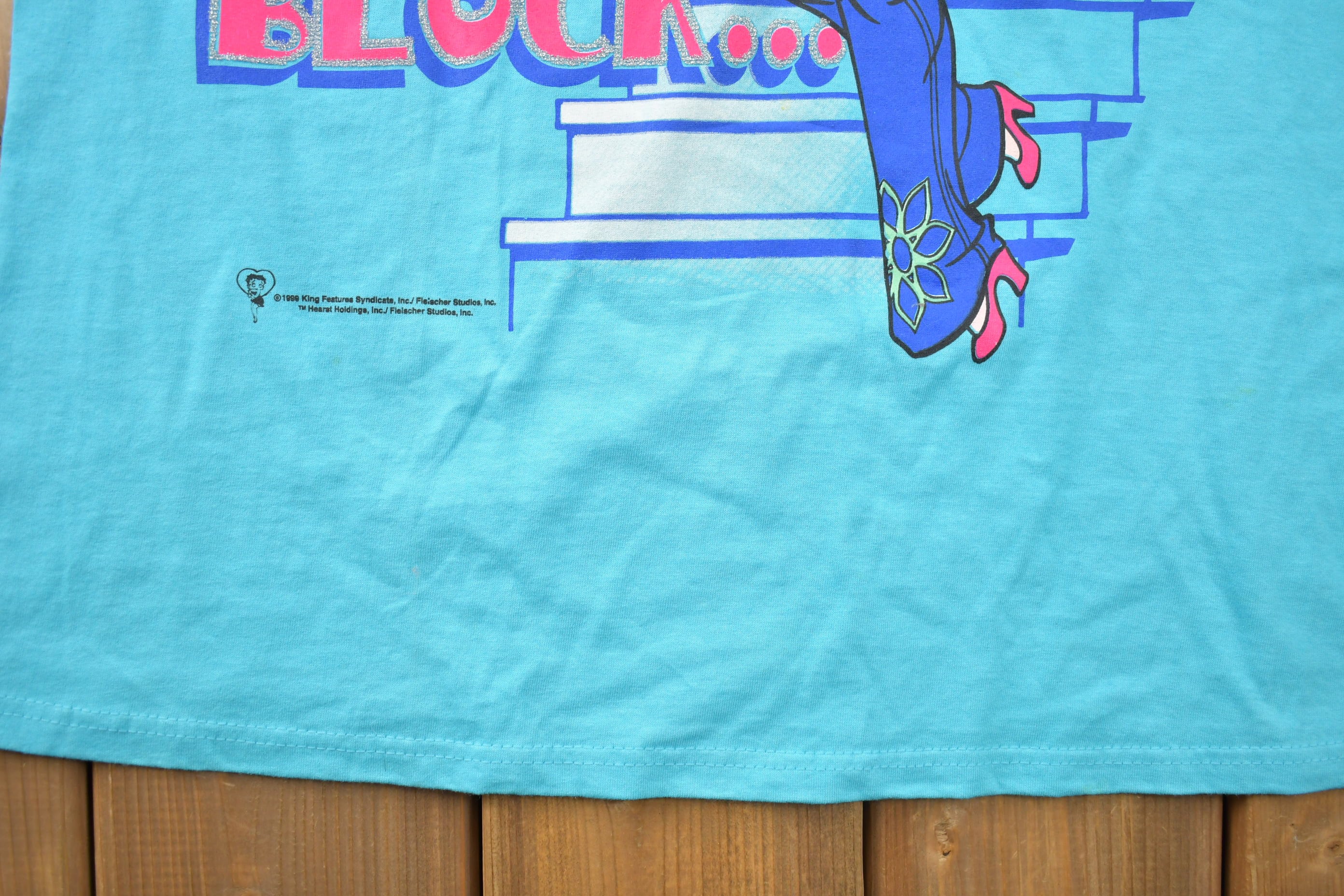 Vintage 2000 Betty Boop Take That Up the Block Graphic T-Shirt