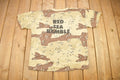 Vintage 1990s Mermais Red Sea Rumble Desert Camo Graphic T Shirt