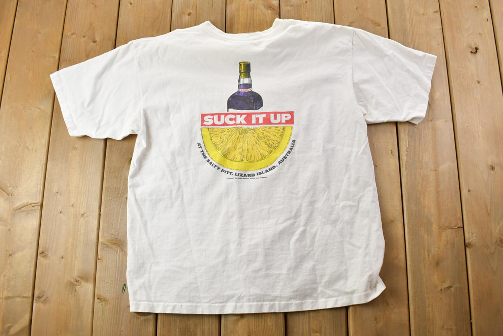 Vintage 1990s The Salty Spit Souvenir T-Shirt  Streetwear  Made In USA  Vacation Tee  Travel T Shirt