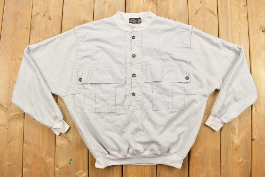 Vintage 1990s Action Full Zip Windbreaker Jacket