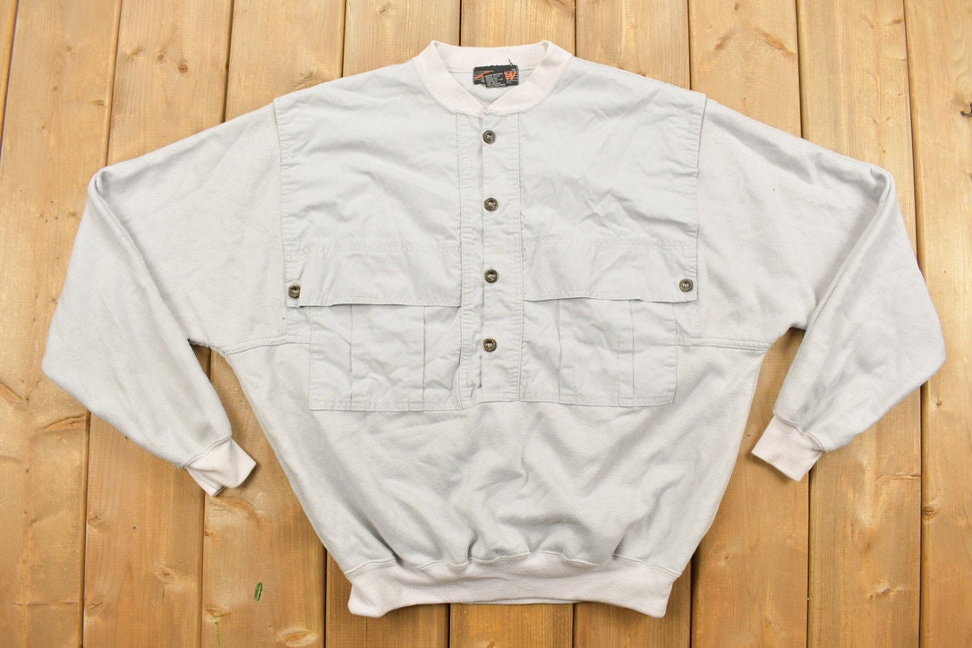 Vintage 1990s Action Full Zip Windbreaker Jacket