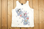 Vintage 1990s Mickey Unlimited Sunflower Theme Tank Top Shirt