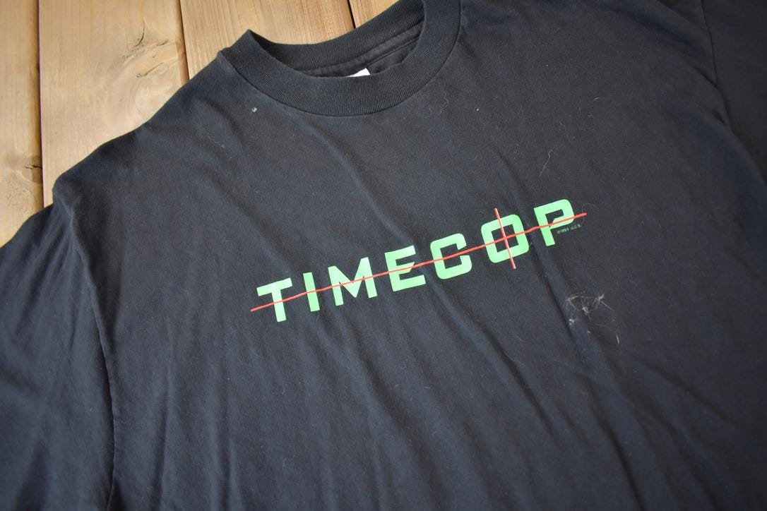 Vintage 1994 Timecop Movie Promo Single Stitch T-shirt Made In USA