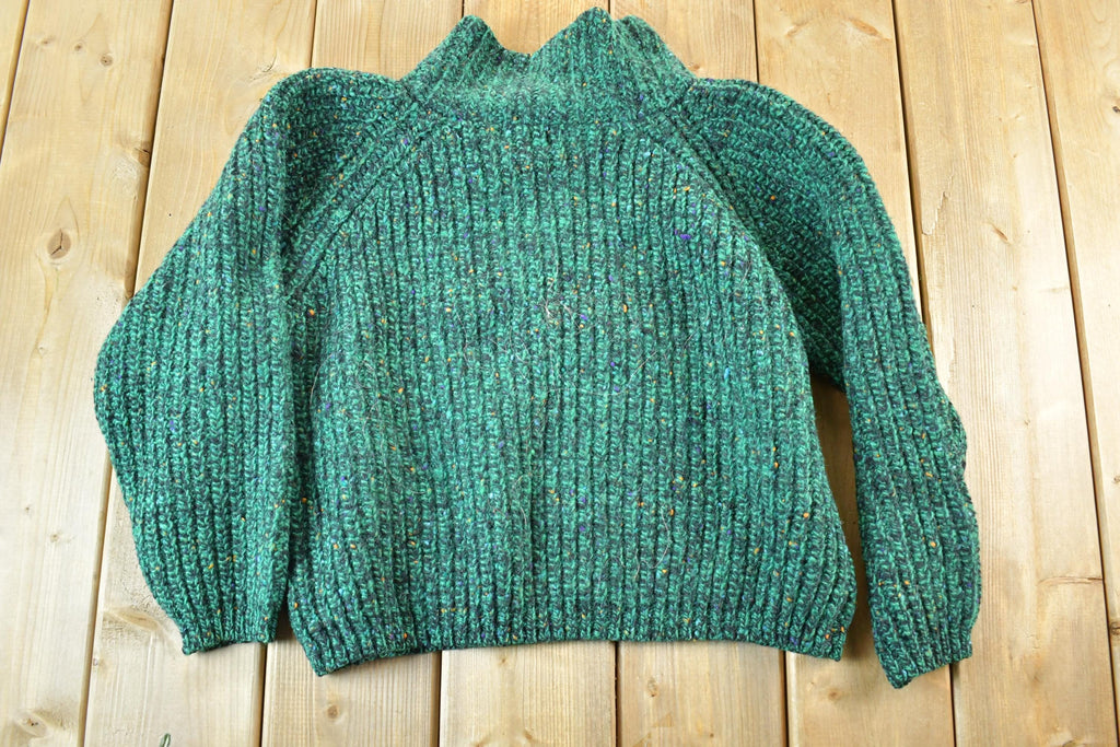 Vintage 1980s Gap 100% Wool Knit Sweater Womens M