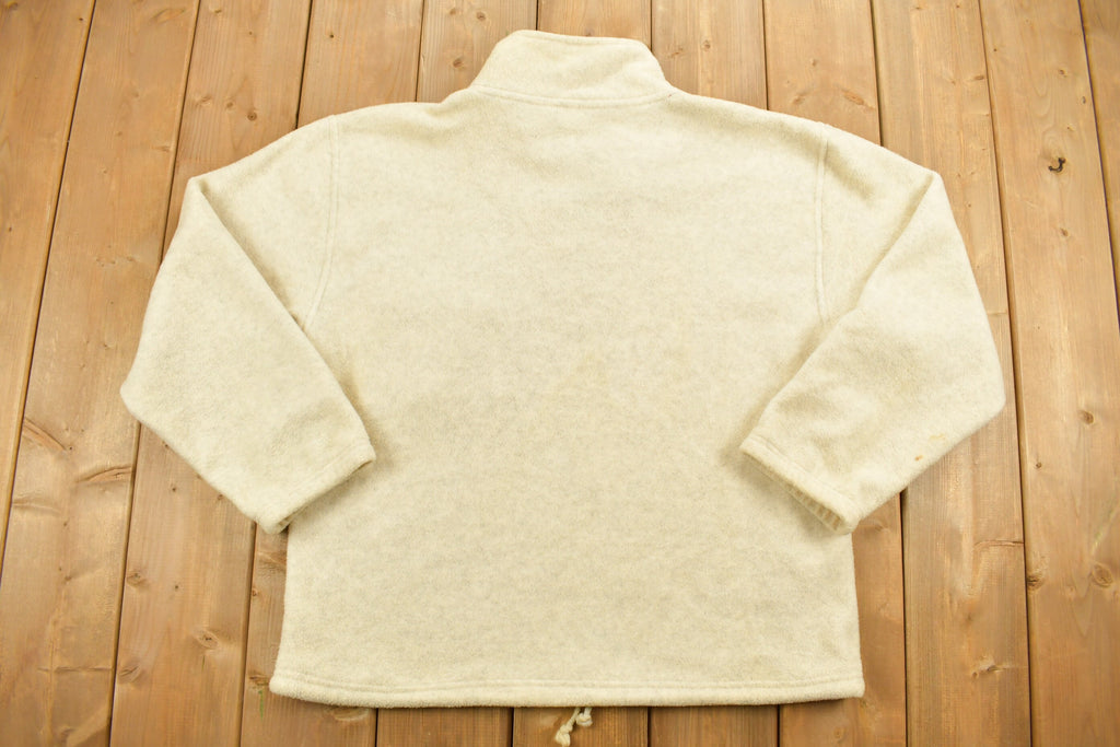 Vintage 1990s Mickey Mouse Quarter Zip Fleece Sweater