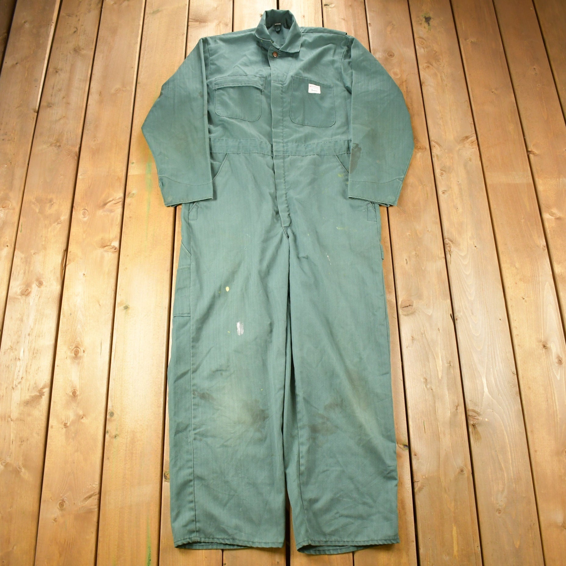 Vintage 1950s Penney's Big Mac Sanforized Coverall Jumpsuit Size Medium