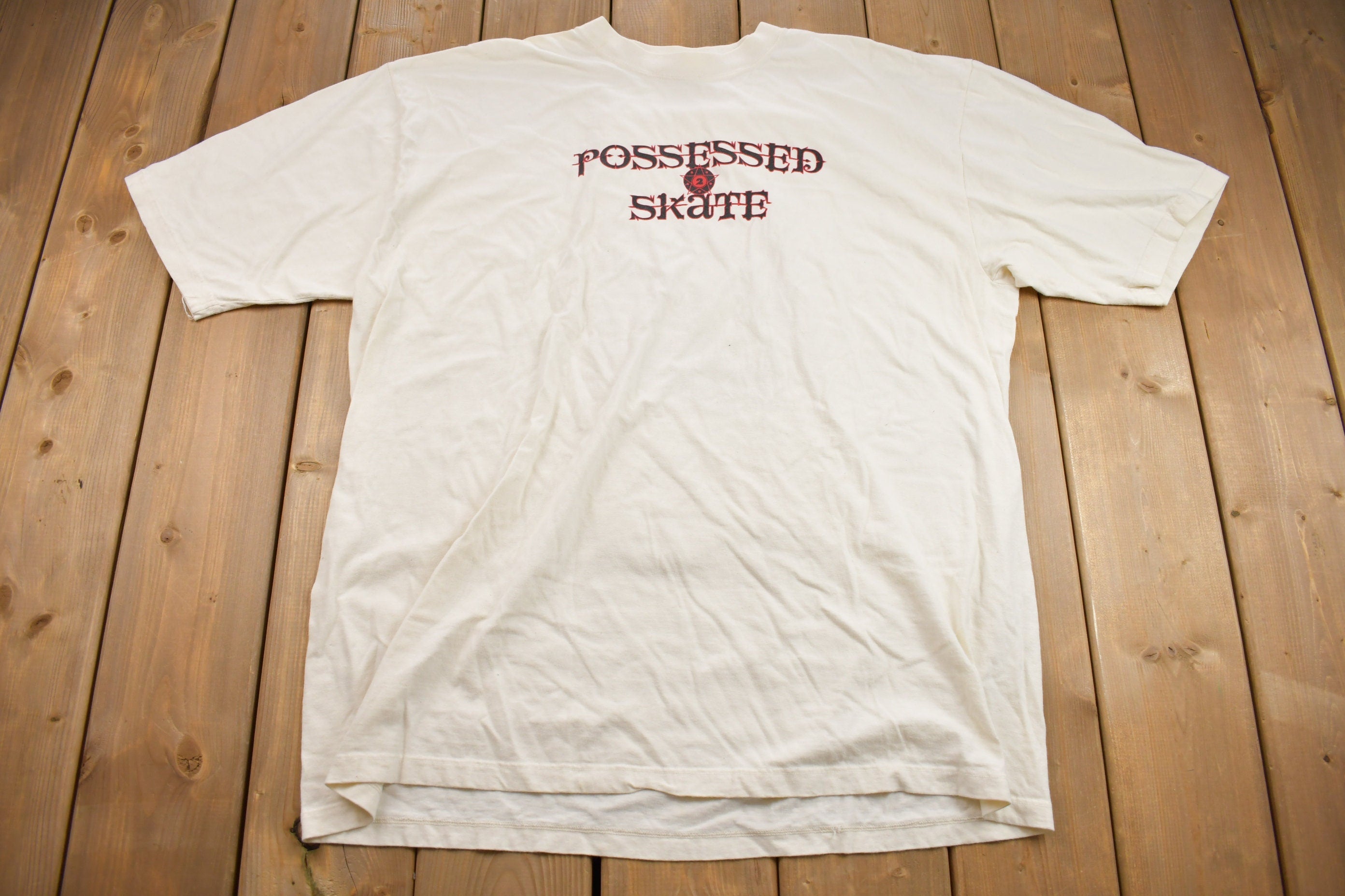 Vintage 1990s Possessed 2 Skate Graphic T Shirt