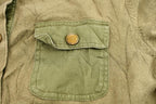 Vintage 1990s Women's Ralph Lauren Olive Drab Green Knit Short Sleeve Button Up Sweater