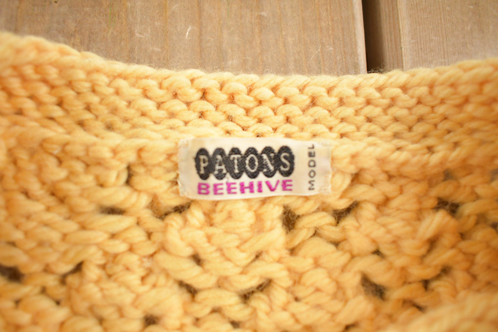 Vintage 1980s Chunky Knit Crewneck Sweater