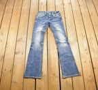 Vintage Y2K Miss Me Bedazzled Low Rise Jeans Size 26x31