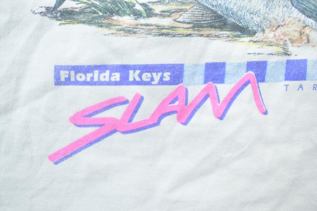 Vintage 1990s Florida Sportsman Slam Fishing Souvenir T-Shirt
