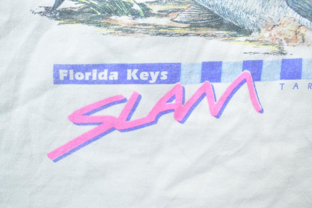 Vintage 1990s Florida Sportsman Slam Fishing Souvenir T-Shirt
