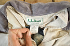 Vintage 1990s L.L. Bean Wool Lined Trench Coat Women's Medium / Wool Jacket / Vintage 90s Jacket / Outdoor / Long Trench Coat / Made in USA