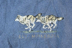 Vintage 1990s Ely Minnesota Wolfpack Art Unlimited Crewneck Sweatshirt
