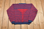 Vintage Knitted Transatlantic Flight Sweater