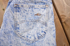 Vintage 1980s Chic Acid Wash Skinny Jeans 26 x 29